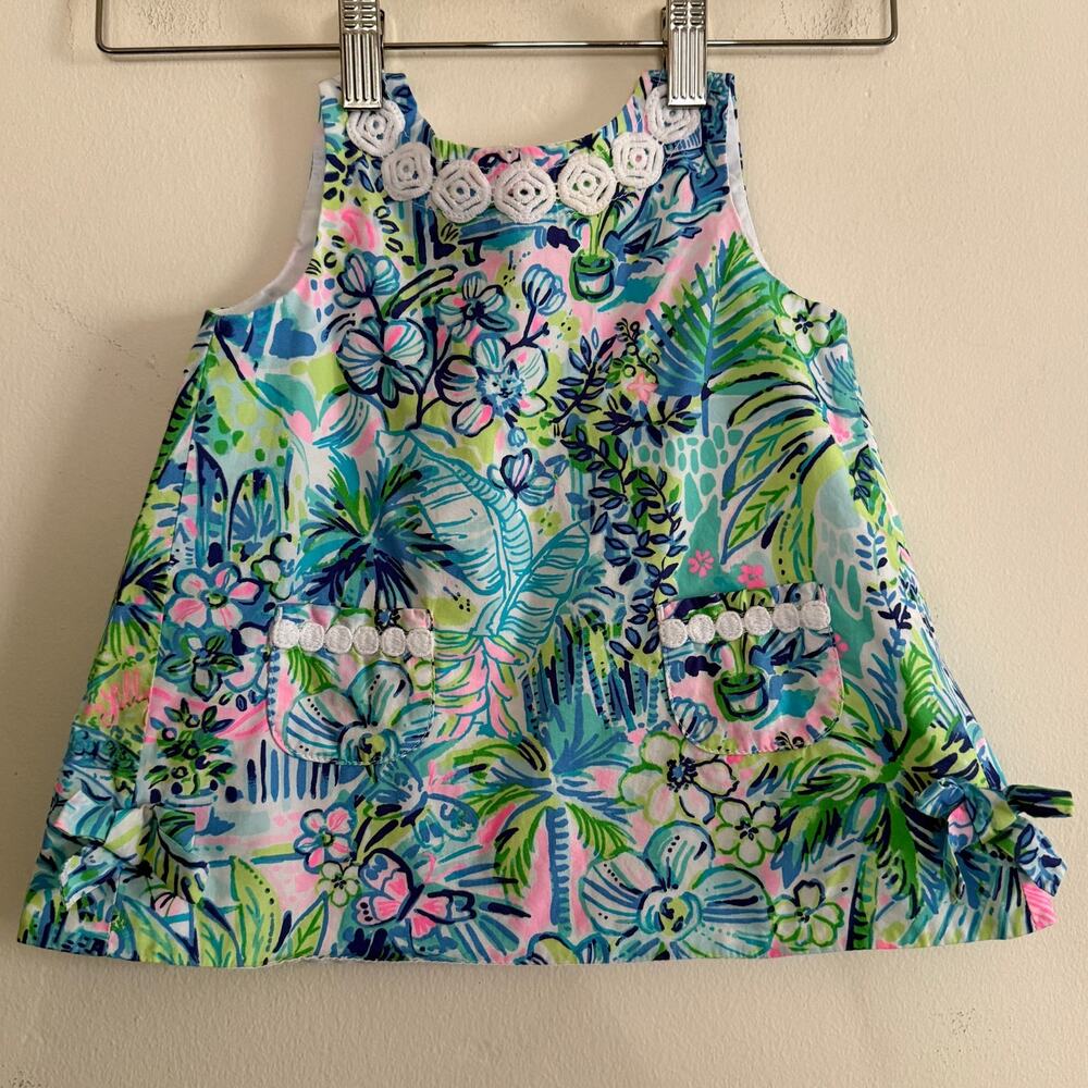 Lilly Pulitzer Baby Lilly Lilly's House Shift Dress 12-15 months